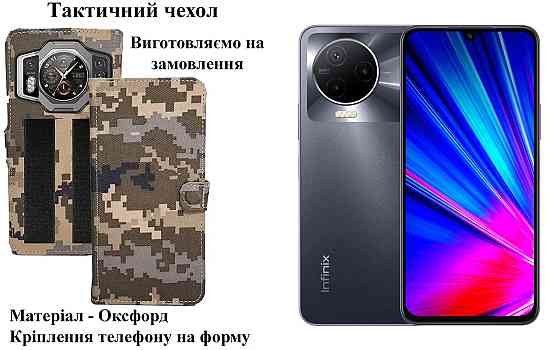 Тактический чехол для Honor Note 10, крепится к снаряжению на липучке Киев