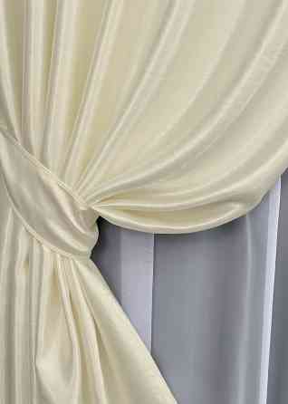 Комплект готових штор VR-Textil Софт № 1733ш Молочний 150х270 см 2шт (33-0707) Київ