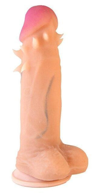 Фалоімітатор EGZO Ciberskin SVS001 (17,5 см х 3,5 см) Sex Aura Київ - фото 3