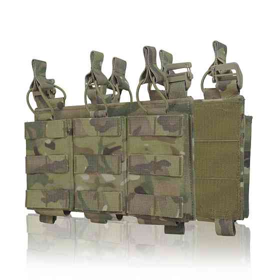 Зʼємна передня панель до плитоноски з підсумками під 3 магазини мультикам Київ