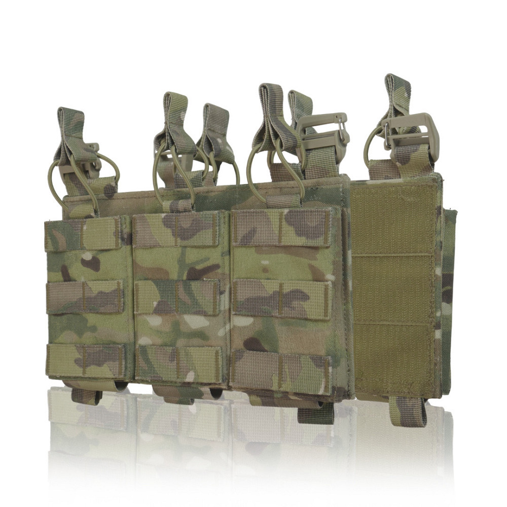 Съемная передняя панель к плитоноске с подсумками под 3 магазина мультикам Киев - изображение 1