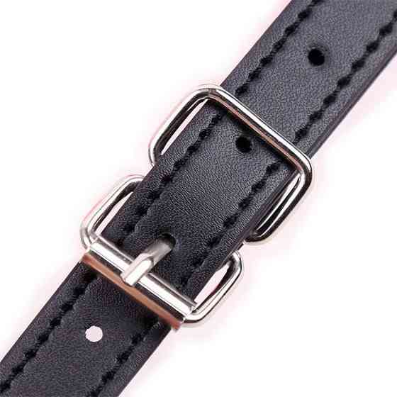 Силіконовий кляп-губи "Відкритий рот" - Чорний - Садо-мазо Вінниця