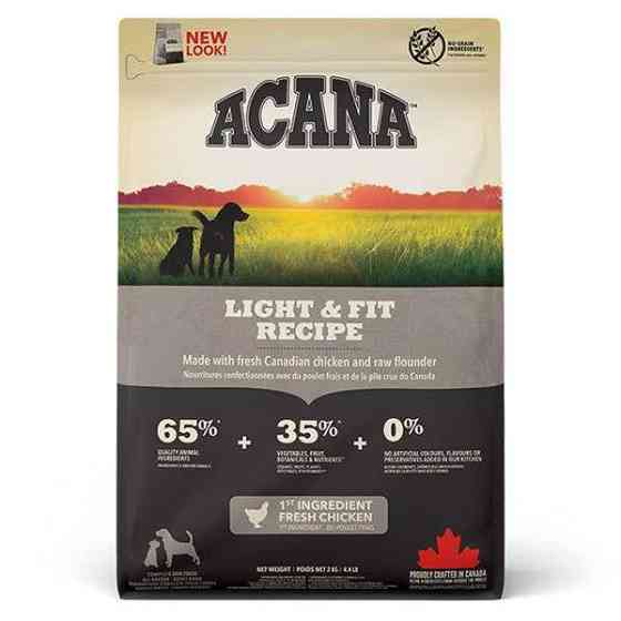 Acana Light & Fit Recipe (Акан Лайт енд Фіт Ресіпе) сухий корм для дорослих собак з надлишковою вагою 2 кг Запоріжжя