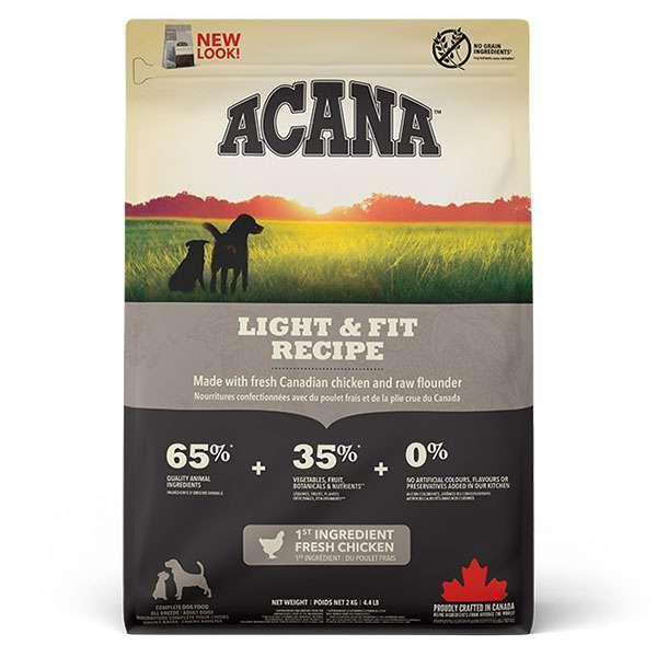 Acana Light & Fit Recipe (Акан Лайт енд Фіт Ресіпе) сухий корм для дорослих собак з надлишковою вагою 2 кг Запоріжжя - фото 1