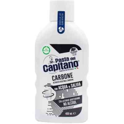 Ополаскиватель для полости рта Pasta del Capitano Charcoal Carbone Mouthwash С активированным углем 400 мл (8002140033001) Винница