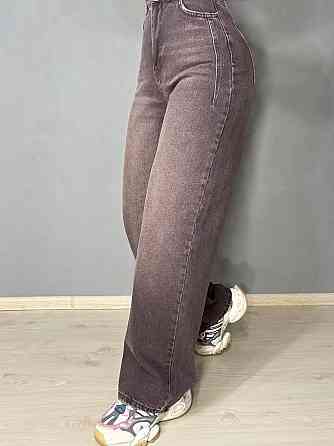 Джинсы женские Its Basic 2499-2 WIDE LEG палаццо с выточками коричневые, коричневый, 40, 40, 76 см, 104 см Киев