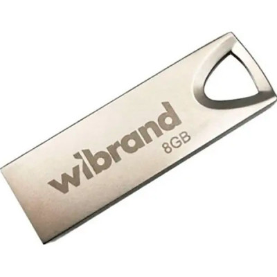 USB флеш накопичувач Wibrand 8GB Taipan Silver USB 2.0 (WI2.0/TA8U2S) Вінниця - фото 2