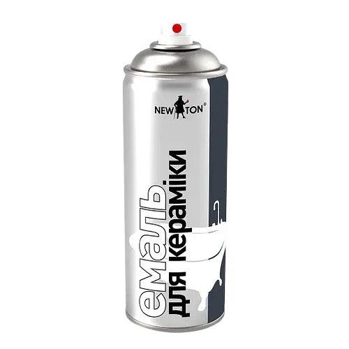 Емаль для кераміки та емалевих покриттів 400мл білий аерозоль NEW TON Житомир - фото 3