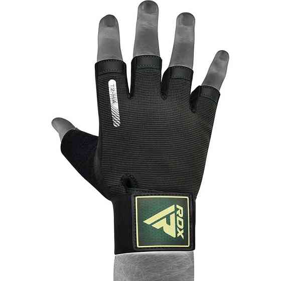 Рукавички для фітнесу RDX T2 Half Army Green M Каменское