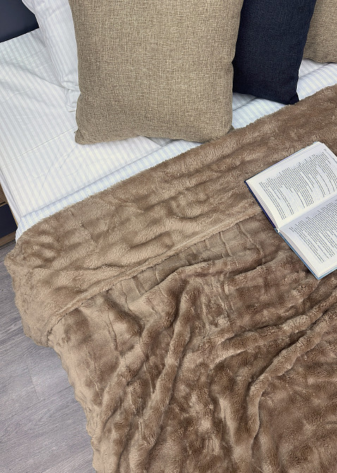 Плед-покривало 200х230 см (+-5см) Soft Night Карамельний (87-136) Київ - фото 6