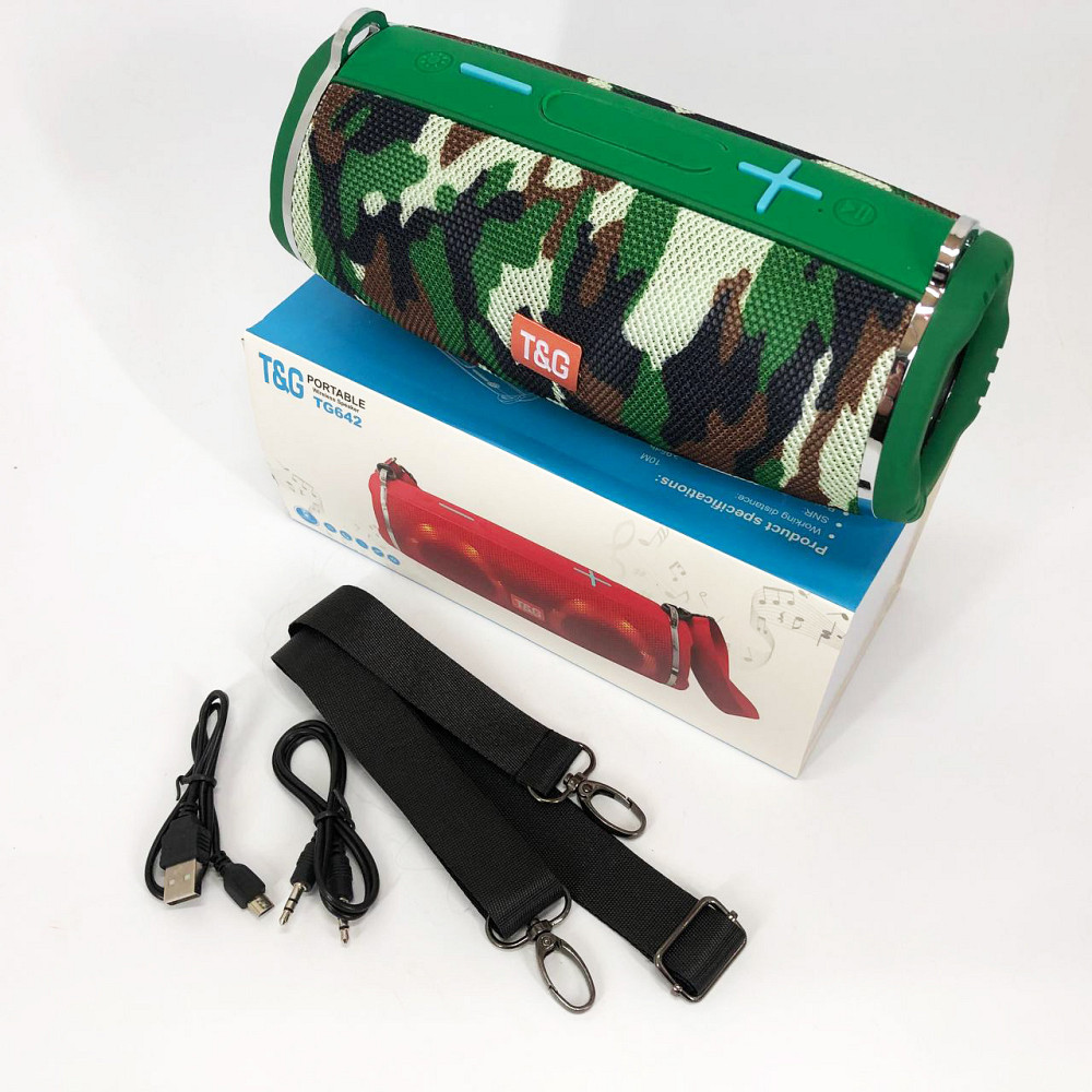 Колонка з підсвічуванням і зарядкою TG642, Колонка з підсвічуванням і світловою музикою RJ-24 Львів - фото 5