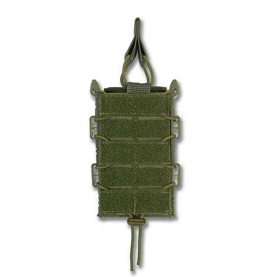 Відкритий підсумок на 1 магазин Kiborg М-1 велкро хакі. Жорсткий підсумок з велкро на один магазин Київ