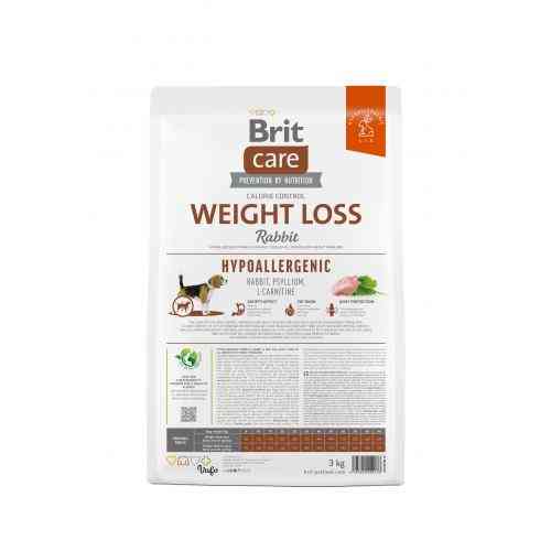 Корм сухой Brit Care Dog Hypoallergenic Weight Loss для собак с лишним весом гипоаллергенный с кроликом 3 кг Киев