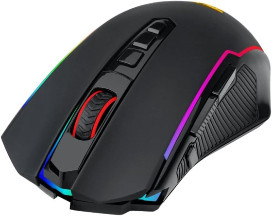 Игровая мышь Redragon M914-RGB NIX Black, 3 режима подключения, до 10000 DPI, RGB, 9 кнопок, аккумулятор 700 мА·ч Киев