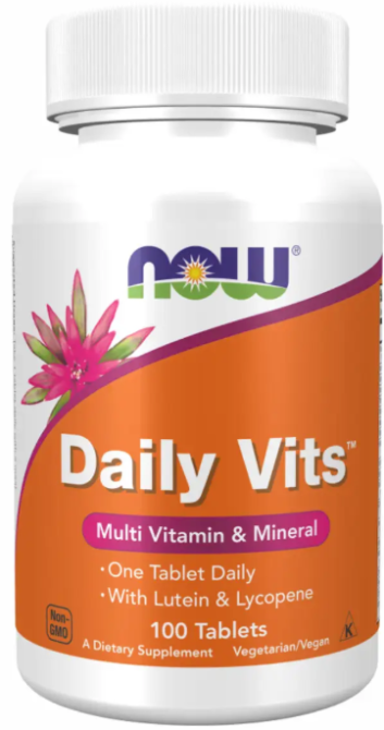 Комплекс вітамінів і мінералів Now Foods Daily Vits 100 таб Київ - фото 4