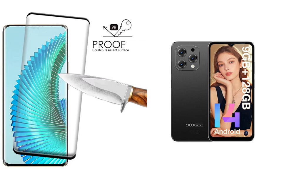 Захисне скло HyperGlass Pro для DOOGEE N55, N55 Plus, N55 Pro – максимальна чутливість та захист Київ - фото 1
