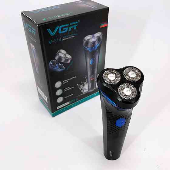 Професійна електробритва бритва для бороди VGR V-314, Акумуляторна бритва з фірмовим лезом IN-72 Івано-Франківськ