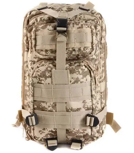 Тактический рюкзак 28 л + система Molle + такань Oxford (Пиксель) Киев - изображение 6