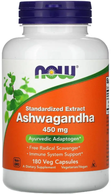 Ашваганда Now Foods Ashwagandha 180 вег капс Киев - изображение 3