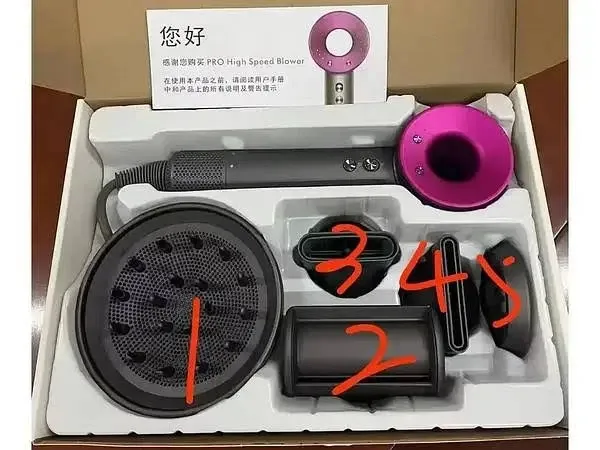 Фен-стайлер для волосся 5 в 1 PRO High Speed ​​Blower 1500ВТ, 5 насадок, 3 режими температури, функц Київ - фото 9
