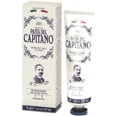 Зубная паста Pasta del Capitano Отбеливающая 75 мл (8002140137204) Винница - изображение 1
