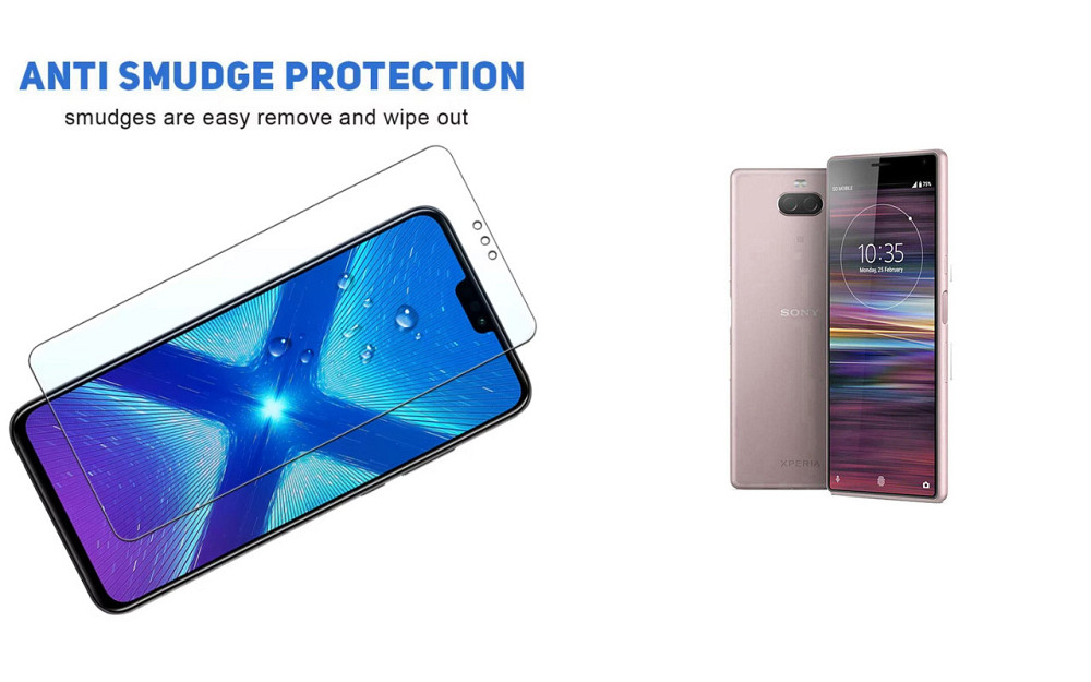 Защитное стекло NeoGlass для Sony Xperia 10 I4113, Xperia 10 Plus I4213 – ультрапрозрачное и устойчивое Киев - изображение 3