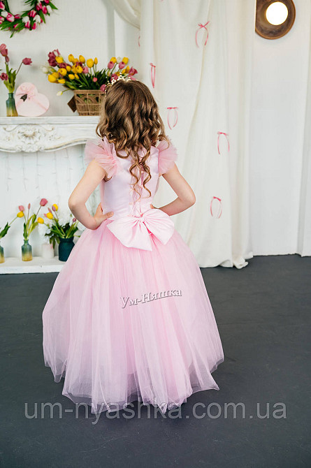 Длинное нарядное платье Драпировка на 5-8, 10-12 лет Кривой Рог - изображение 3