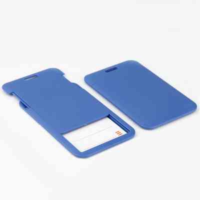 Бейдж Axent слайдер вертикальний, 54х85мм , димчастий синій (4500V-02-A) Вінниця