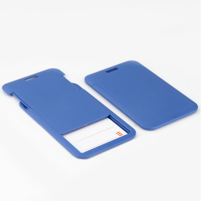 Бейдж Axent слайдер вертикальний, 54х85мм , димчастий синій (4500V-02-A) Вінниця - фото 5