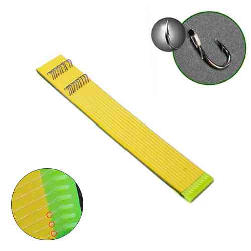 Повідець з двома гачками №6 для карпового лову, 10шт, волосінь 0.25мм Вінниця