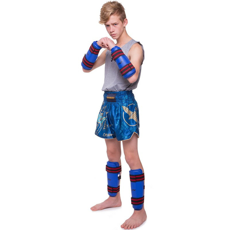 Захист гомілки та передпліччя для тхеквондо WTF BO-4382 розмір S-XL кольору в асортименті Захист для бойових мистецтв Київ - фото 2