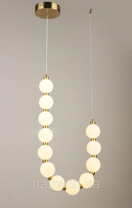 Люстра подвесная светодиодная VALESO 24W Белый Медь Сталь Акрил YH1439/24W Киев - изображение 1