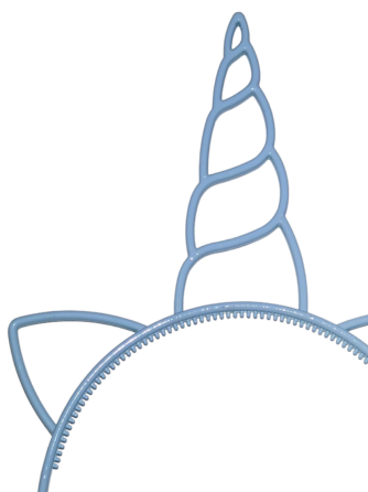 Детский обруч Единорог с ушками 22 на 14 см голубой Киев