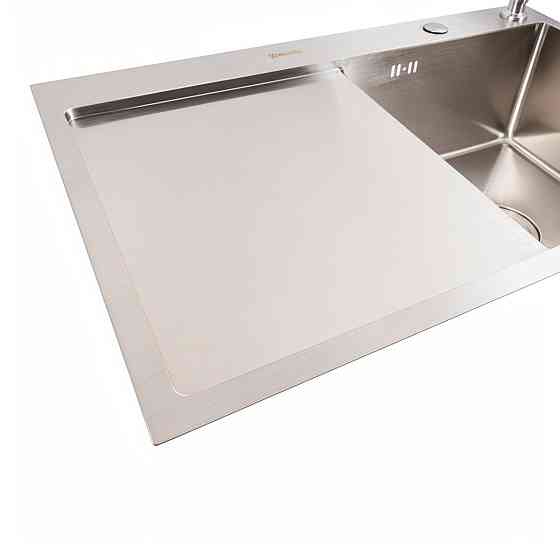 VALESO Кухонна мийка CM 78*50 R нержавійка VALESO Handmade (круглий сифон 3,0/0,8) Киев