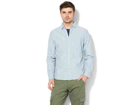 Рубашка мужская р.L (укр.52) Slim Fit голубая 20705431 ТМ BLEND Киев