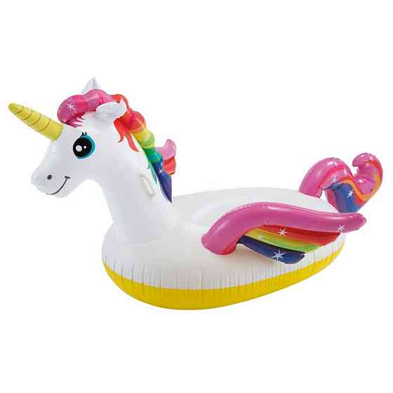 Детский надувной плотик Единорог 57561, 201х140х97 см Винница