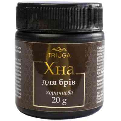 Хна Triuga Для брів Аюрведична Коричнева 20 г (8908003544519) Вінниця