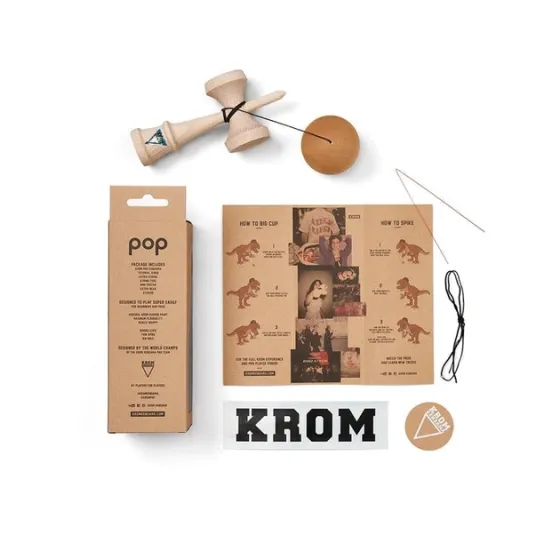 Кендама KROM POP — Naked (Natural) Луцк