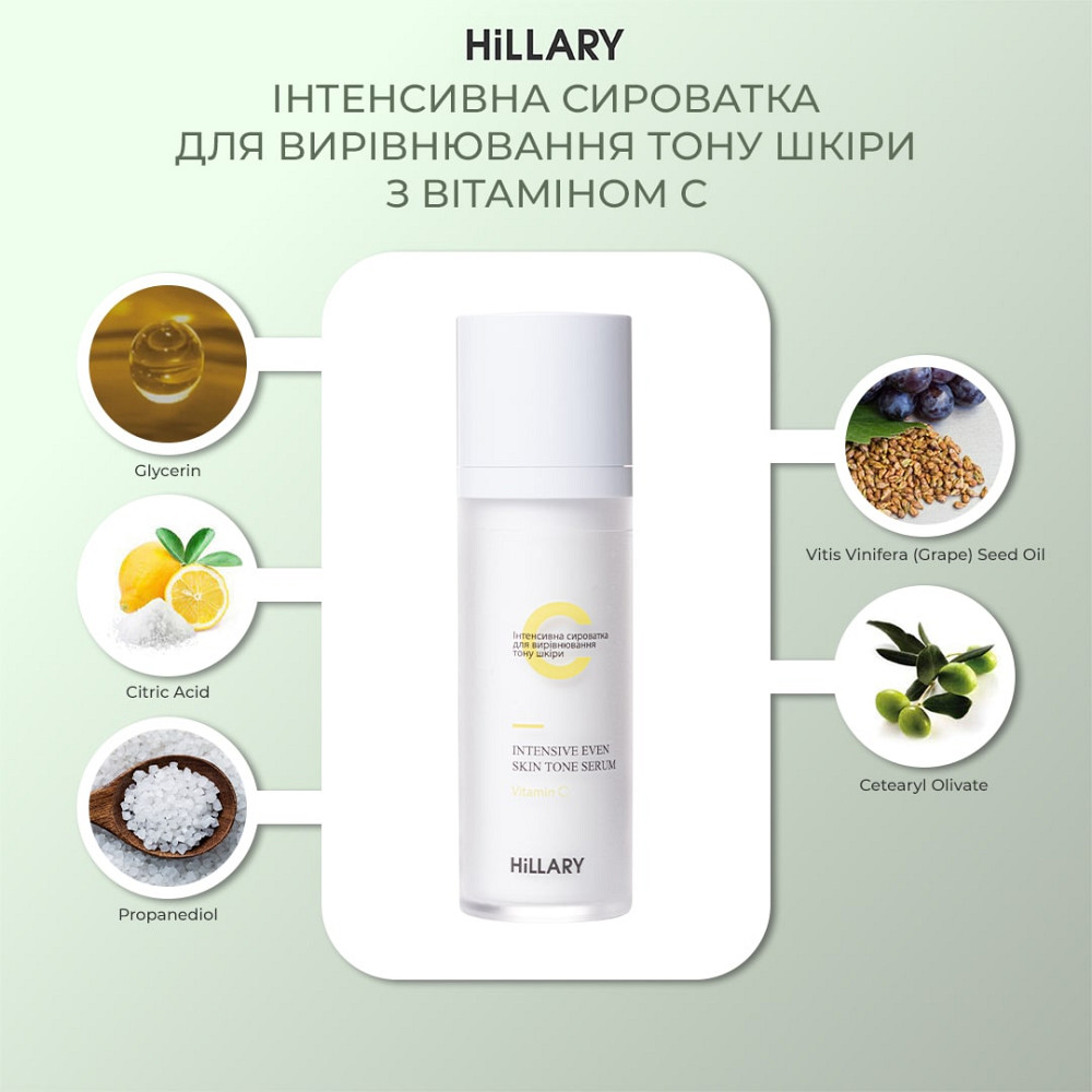 Набір комплексний догляд c Вітаміном С Vitamin C Complele Treatment Hillary Київ - фото 17