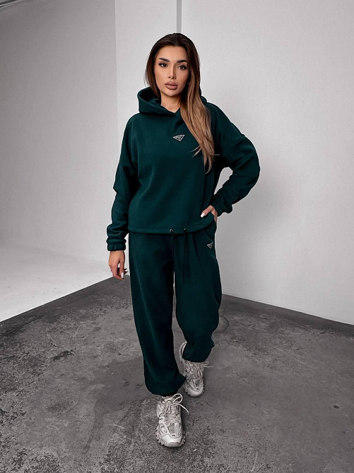 Женский теплый костюм, из флис полара L-XL, смарагд Одеса - фото 7