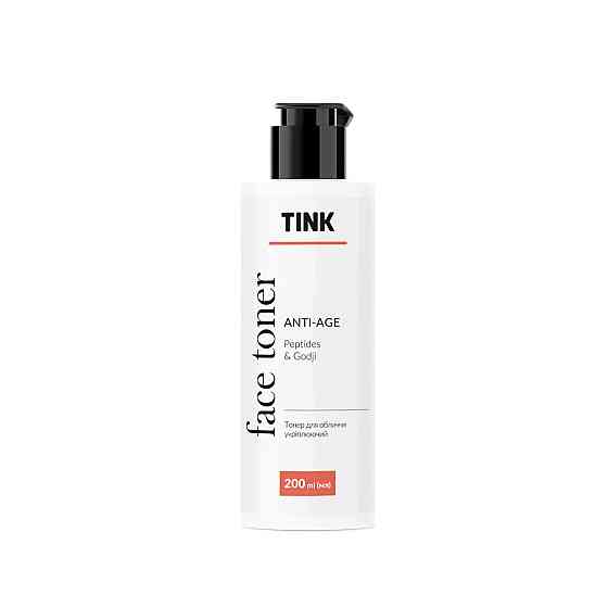 Тонер для обличчя укріплюючий Anti-age Пептиди-Ягоди годжі Tink 200 мл Вінниця