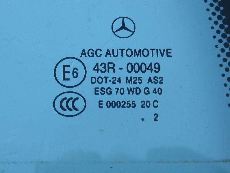Mercedes-Benz  A2047303600 43R-00049 Глуха кватирка задніх правих дверей C-Class W204 Одесса - изображение 2