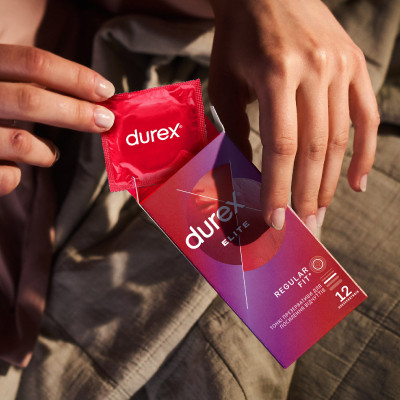 Презервативы Durex Elite с силиконовой смазкой (тонкие) 12 шт. (5010232954229) Винница - изображение 6