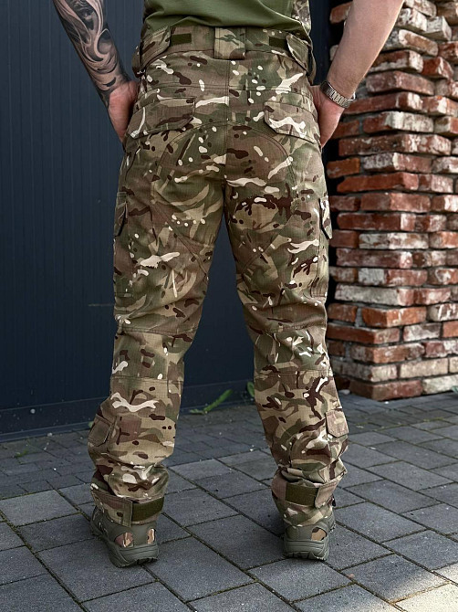 Чоловічі літні тактичні штани мультикам ріп-стоп, армійські бойові штурмові військові ЗСУ Львів - фото 8