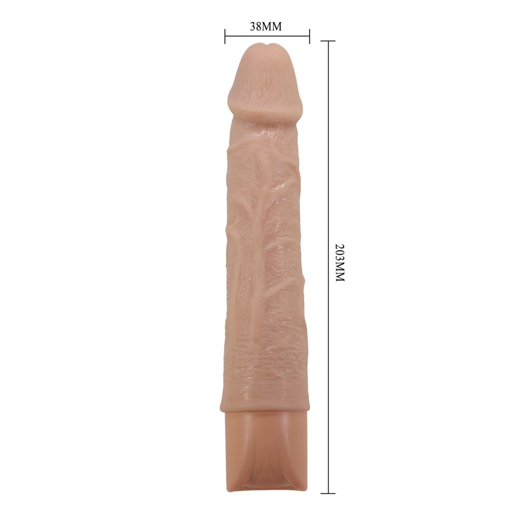 Реалістичний вібратор, що перезаряджається Pretty Love - Leander Realistic Vibrating Dildo, BW-500080 Sex Aura Київ - фото 8