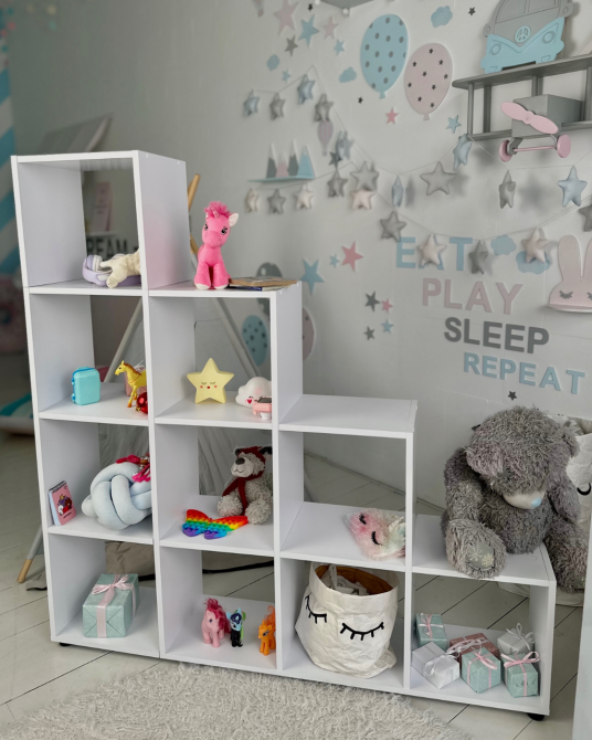 Детский стеллаж-пирамидка для игрушек и книг Киев - изображение 1