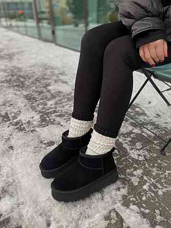 Stilli Угги жіночі STILLI 250-1 чорні (зима, замша натуральна) (6144) Коломия