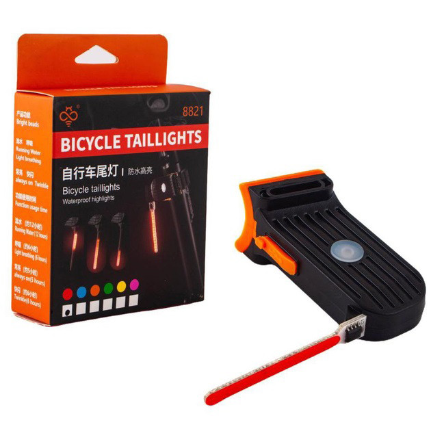 Задній ліхтар для квадроцикла, Задня велосипедна фара мигалка, Розумний задній ліхтар для велосипеда FJ-19 Львів - фото 3