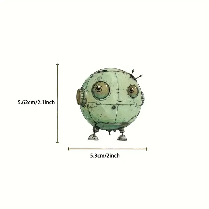 Набор стикеров работы 50 шт – водостойкие наклейки для декора ноутбука, телефона, чемодана Киев - изображение 5