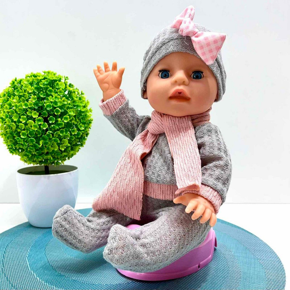 Пупс функціональний Чудо Малюк 7 функцій пляшечка соска горщик в комплекті 33см Вид 1 (YL2435A-A-B-I-DM) Чернигов - изображение 8